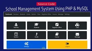 Thumbnail: Complete School Management System Using PHP & MySQL | Full Project Tutorial with Source Code
