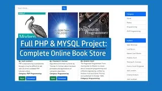 Thumbnail: Complete Online Book Store using PHP and MySQL | Online Library Management System