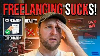 Thumbnail: I Landed a Freelance Client Here's what Happened? Freelancing sucks!