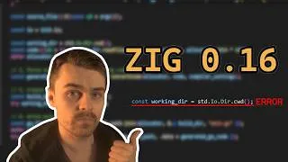 Thumbnail: Zig 0.16 Released! But how easy is it to use?