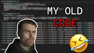Thumbnail: My Old Code Is Terrible! - Roasting My First Project