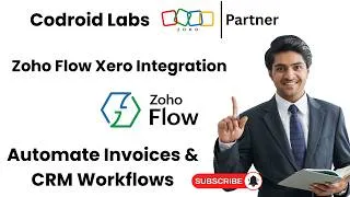 Thumbnail: How to Integrate Xero & Zoho Flow | Automate Your Accounting | Codroid Labs
