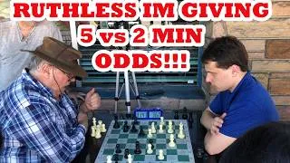 Thumbnail: 2446 Ruthless IM Shows No Mercy to Trash Talker! IM Ruthless Robet vs The Great Carlini