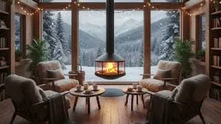 Thumbnail: Cozy Christmas Jazz Relaxing Instrumental Holiday Music with Snowing Window Ambience