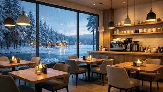Thumbnail: Cozy Winter Coffee Shop Ambience with Relaxing Jazz Music & Smooth Snowing ❄️ Instrumental Jazz