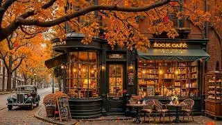 Thumbnail: Gently Jazz Instrumental Music for Work, Study 🍂 Warm Morning Fall at Cozy Coffee Shop Ambience