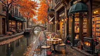 Thumbnail: Peaceful Fall Morning Jazz 🍂 Cozy Coffee Shop Ambience with Soft Autumn Jazz Music for Work, Study
