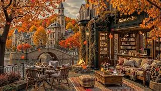 Thumbnail: Jazz Relaxing Music for Stress Relief 🍂 Happy Fall Jazz Instrumental at Cozy Coffee Shop Ambience