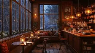 Thumbnail: Coffee Shop Rain ☕ Soft Jazz for Focus & Deep Work
