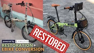 Thumbnail: (ASMR Bike Restoration) DAHON SPEED D7 with SWYTCH E-Bike Conversion