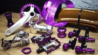 Thumbnail: (ASMR Bike Restoration) PURPLE PARTS RETRO GRAVEL BIKE