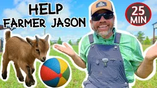 Thumbnail: Help A Farmer Find The Silliest Animal on the Farm (Fun Educational-For Toddlers & Preschoolers)