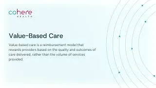 Thumbnail: Value Based Care