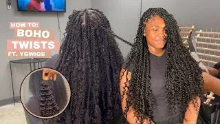Thumbnail: BRAIDS ARE OUT! BOHO TWISTS ARE IN! | How to : Boho Twists