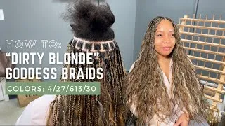 Thumbnail: How to: Blend Curls For Boho Braids | “Dirty Blonde” Goddess Braids