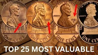 Thumbnail: Top 25 Most Valuable Lincoln cents ( Memorial Reverse ) | Sold at Heritage Auctions