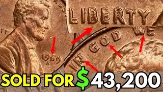 Thumbnail: Legendary 1969-S Doubled Die Lincoln Cent Sells for $43,200 at Stack’s Bowers! | Valuable Coins