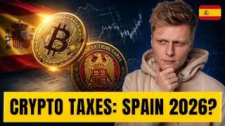 Thumbnail: Crypto Taxes in Spain 2026: Rates, Forms and Deadlines