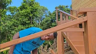 Thumbnail: Giving my son big money job and opportunities | paying climer to paint D stairs at hikers paradise 