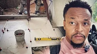 Thumbnail: Project X || first floor tile work 97 % complete || flashing on 2nd floor while 3rd keep rising ✨️ 