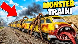 Thumbnail: We Found the ALL-NEW Car Eater Train in Garry's Mod