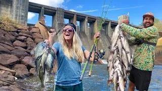 Thumbnail: Crappie, Catfish, Bass and Trout CATCH and COOKS from the Rivers, Lakes and Dams of Arkansas!