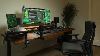 Thumbnail: Building an actual productive desk setup for programming