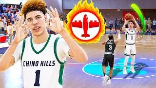 Thumbnail: CHINO HILLS LAMELO BALL BUILD + DEEP BOMBER TAKEOVER is OVERPOWERED in RANDOM REC (NBA 2K26)