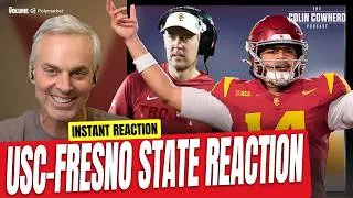 Thumbnail: USC-Fresno State Reaction: Maiava 1st Round NFL QB, Miami wins, LSU | Colin Cowherd College Football