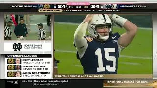 Thumbnail: Christian Gray Orange Bowl Interception (Notre Dame Radio Call) | 2024-25 College Football