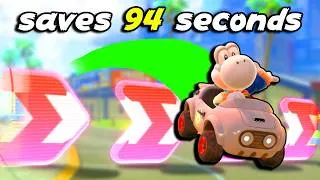 Thumbnail: NEW Ultra Shortcut BREAKS Mario Kart World!