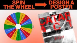 Thumbnail: Poster Design, But I Let the Wheel Pick What I Design