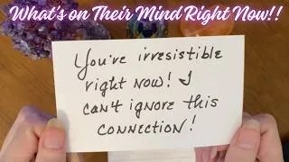 Thumbnail: YOU'RE IRRESISTIBLE RIGHT NOW ❤️ SOMEONE CAN'T IGNORE THIS CONNECTION!
