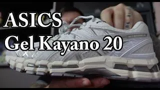Thumbnail: Asics Gel Kayano 20 White / Pure Silver Review, Size Guide, and On Feet. Every Day Shoe or Runner.