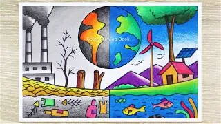 Thumbnail: How to Draw World Environment Day Poster | Save Nature Drawing Easy for Beginners
