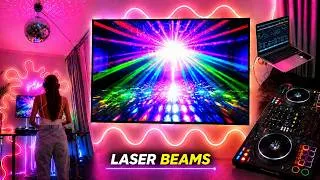 Thumbnail: Neon Laser Lights & Disco Music Beams | Colorful Party 🤩