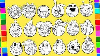 Thumbnail: Satisfying Speed Coloring The Amazing Digital Circus [ TADC ] Characters in Procreate