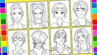 Thumbnail: How To Color KPop Demon Hunters in Procreate - Coloring Pages