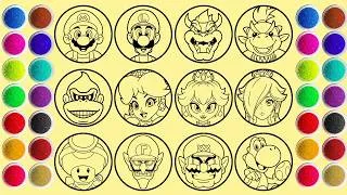 Thumbnail: Drawing All Super Mario Characters | How To Draw | Sand Painting