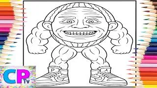 Thumbnail: Ling Gang Melon/Watermelon Head in the Coloring Book/Creative Ideas/Art Therapy/Relaxing Video