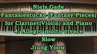 Thumbnail: Piano Part- Niels Gade, Fantasiestücke (Fantasy Pieces), Op. 43, 4. Allegro molto vivace (♩=140)