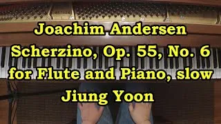 Thumbnail: Piano Part- Joachim Andersen, Scherzino, Op. 55, No. 6 for Flute and Piano, (𝅗𝅥.=70)