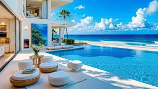 Thumbnail: Mellow Jazz Music For Relaxation In A Seaside Living Room - Soothing Jazz To Welcome The New Day