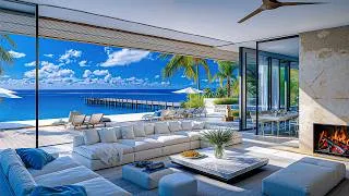 Thumbnail: Gentle Jazz In A Luxury Seaside Living Room With Ocean Views - Relaxing Jazz For Inner Calm