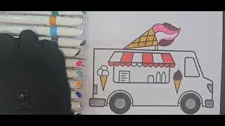 Thumbnail: WOW! Ice Cream Van Coloring Transformation | Before & After ✨