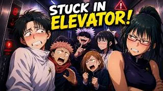 Thumbnail: If JJK Charaters Were Locked In Elevator...😈😳