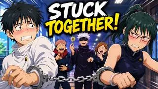 Thumbnail: If JJK Characters Were Handcuffed Together…😈😳