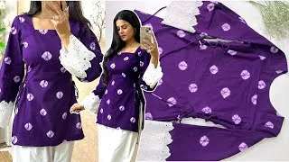 Thumbnail: Trendy Side Dori Kurti Cutting And Stitching/New Kurti Design/Viral Kurti Design