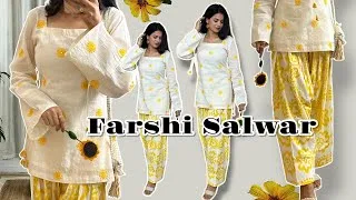Thumbnail: Perfect Farshi Salwar Cutting and Stitching/farsi salwar /Salwar Cutting