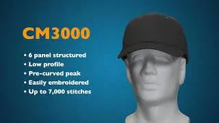 Thumbnail: CM3000 Structured Midweight 100% Cotton Sports Cap | COMDA.COM